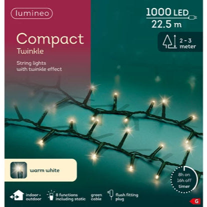 1000 LED Compact Lights (warm white)