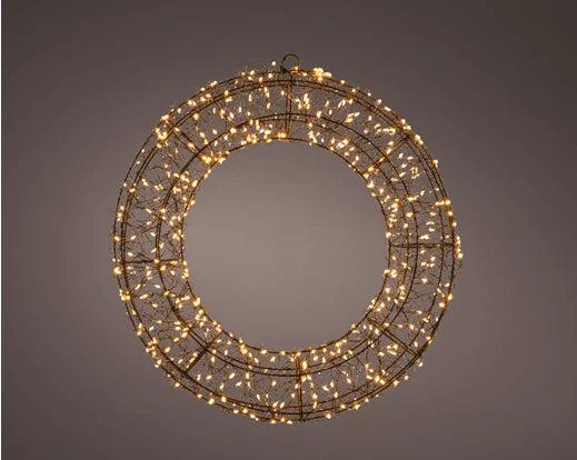 Micro LED Wreath (classic warm)