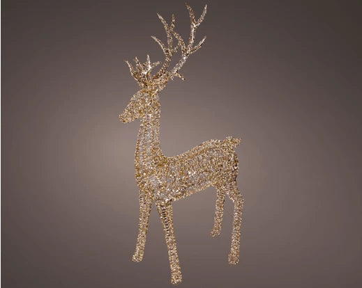 Micro LED Standing Reindeer (large)