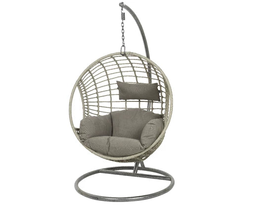Egg Chair - London Grey Wicker