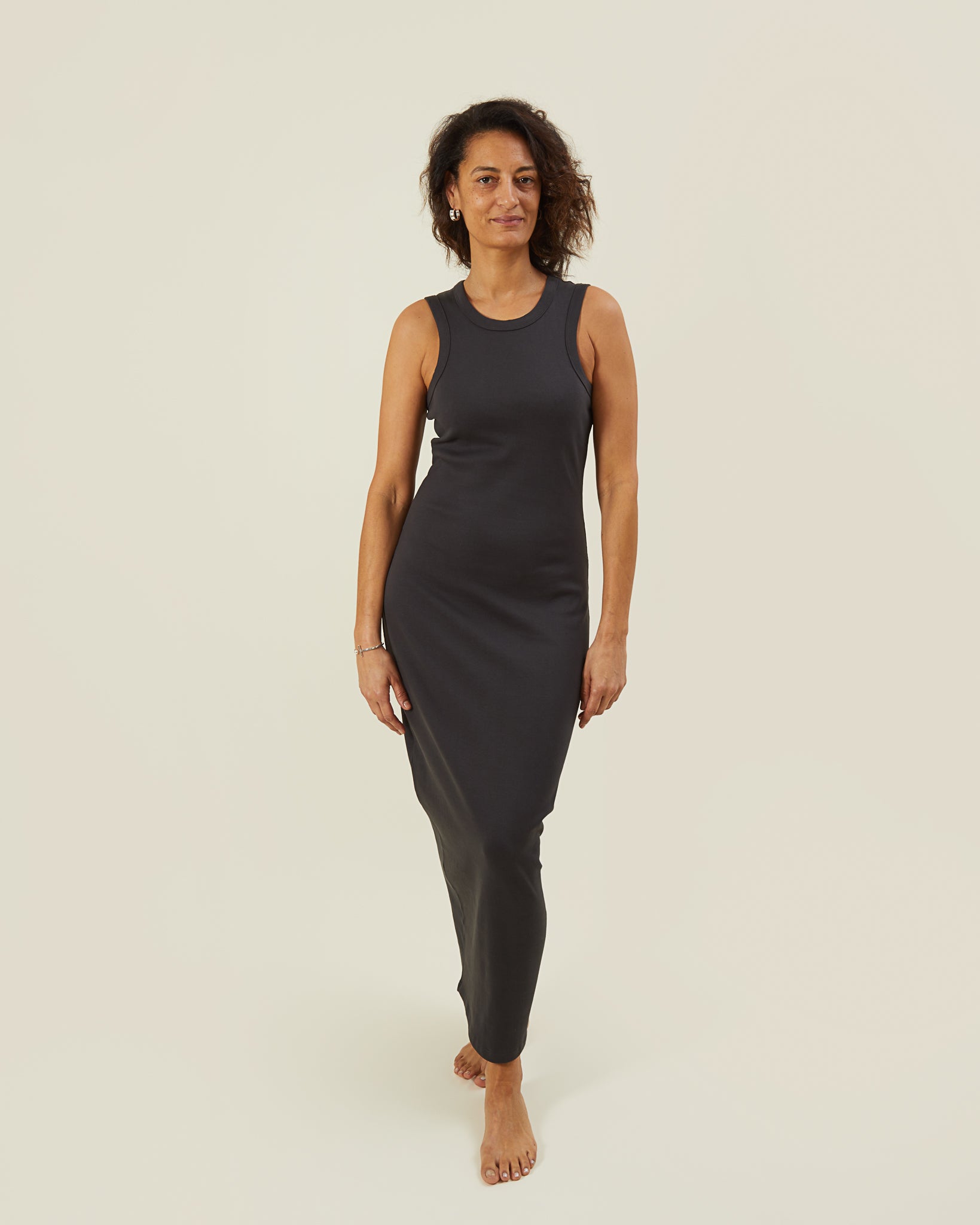 Nancy Dress - Charcoal