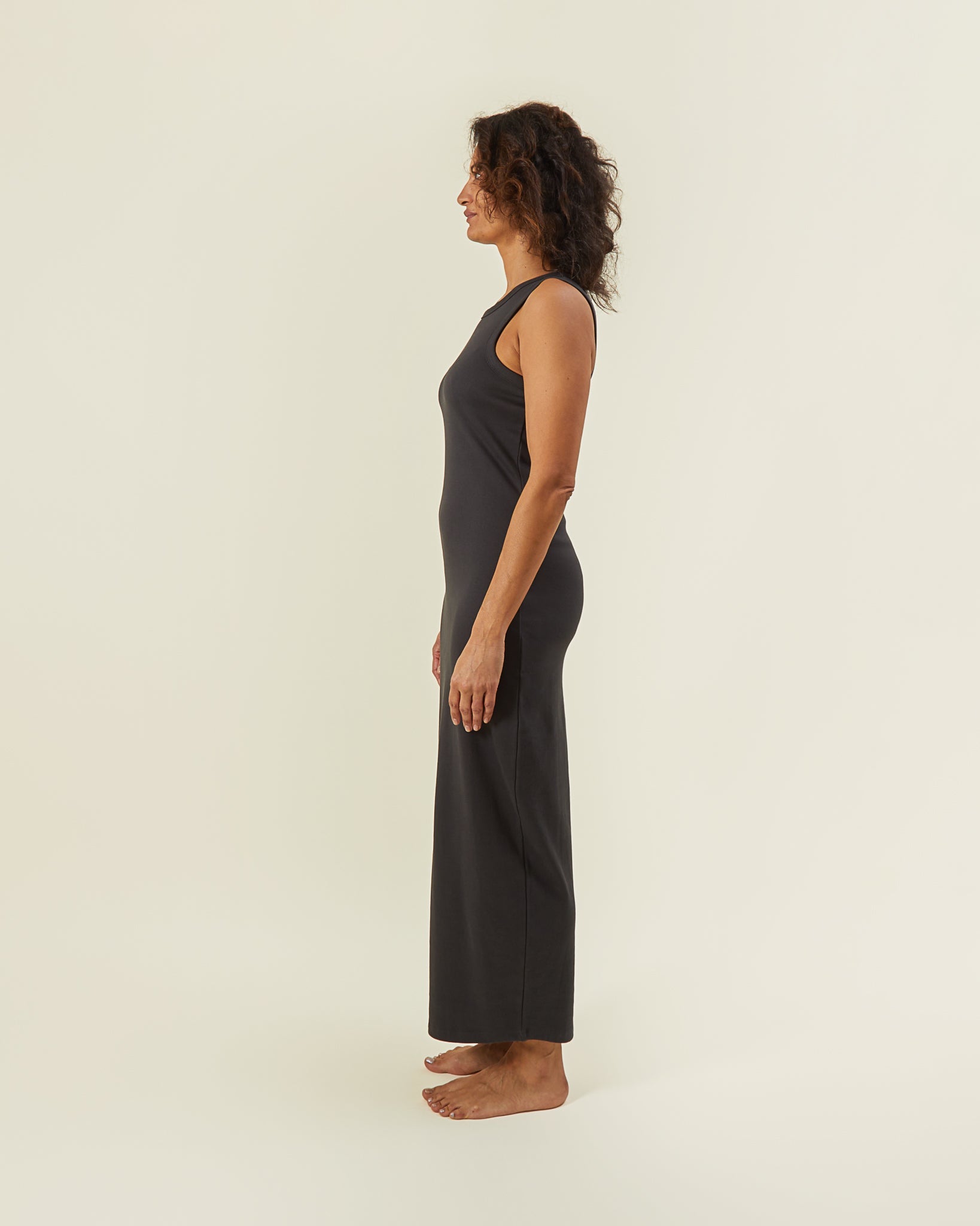 Nancy Dress - Charcoal